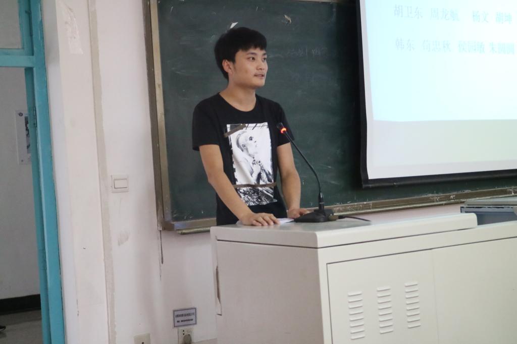 学生会干事廖艺文同学竞聘发言