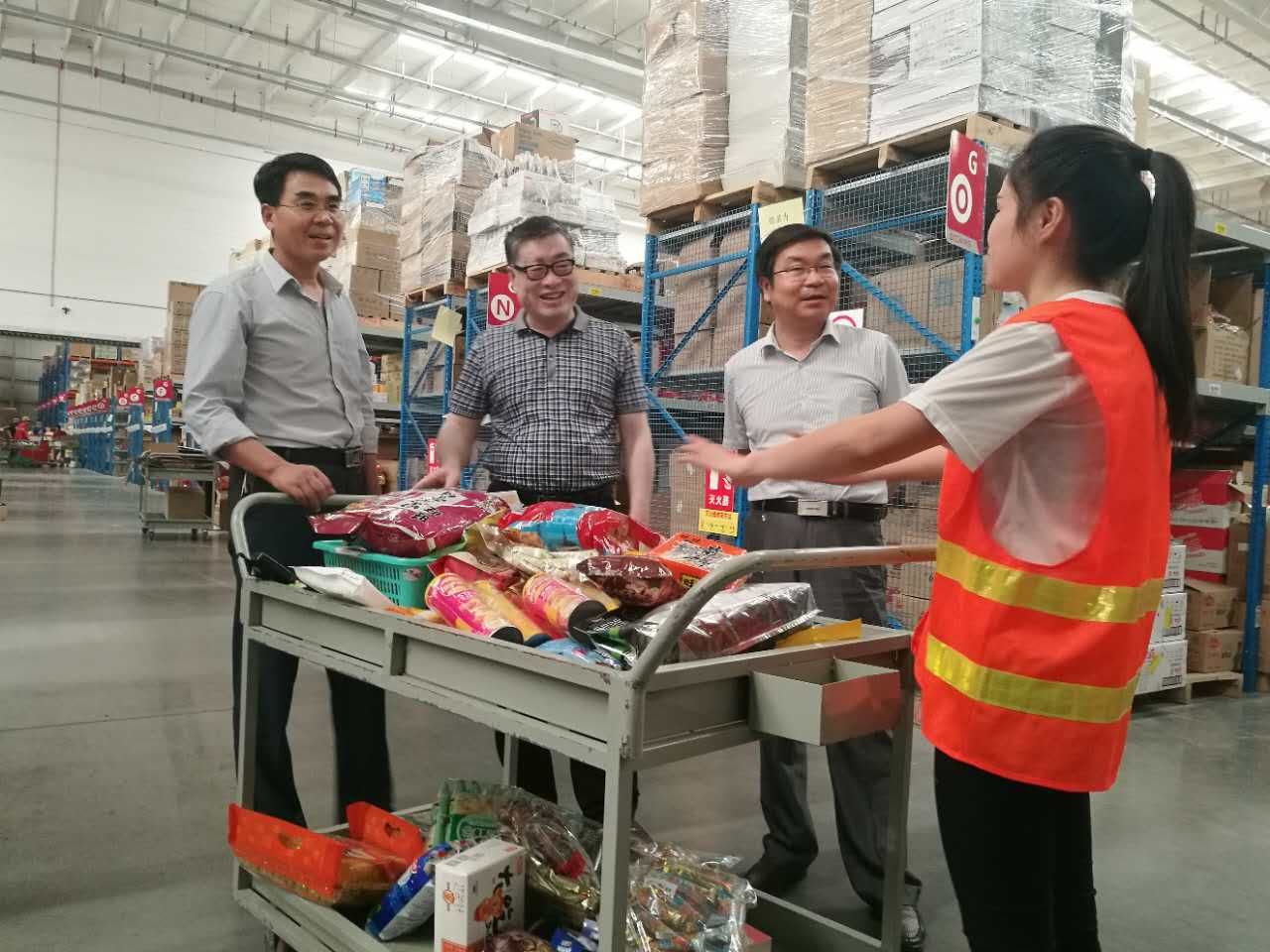 现场与学生交流